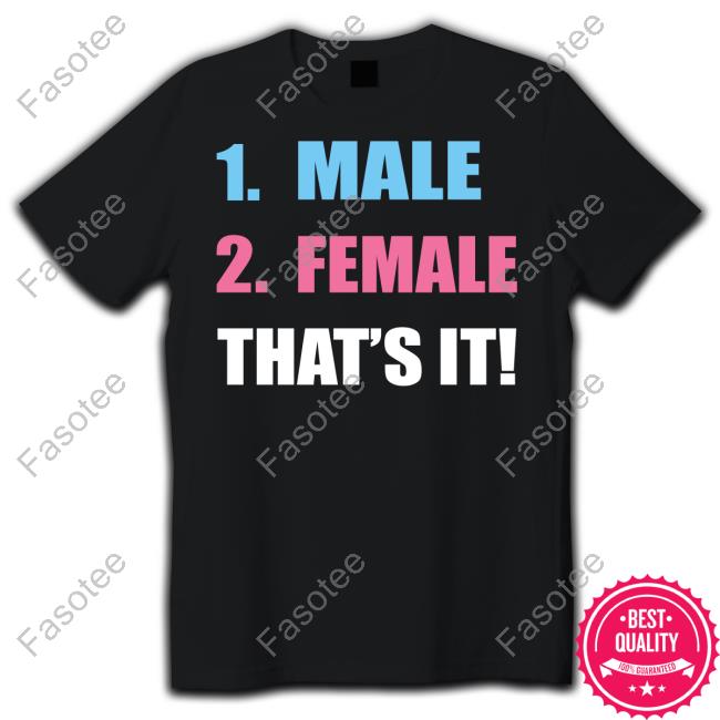 1 Male 2 Female That's It Hoodie Sweatshirt